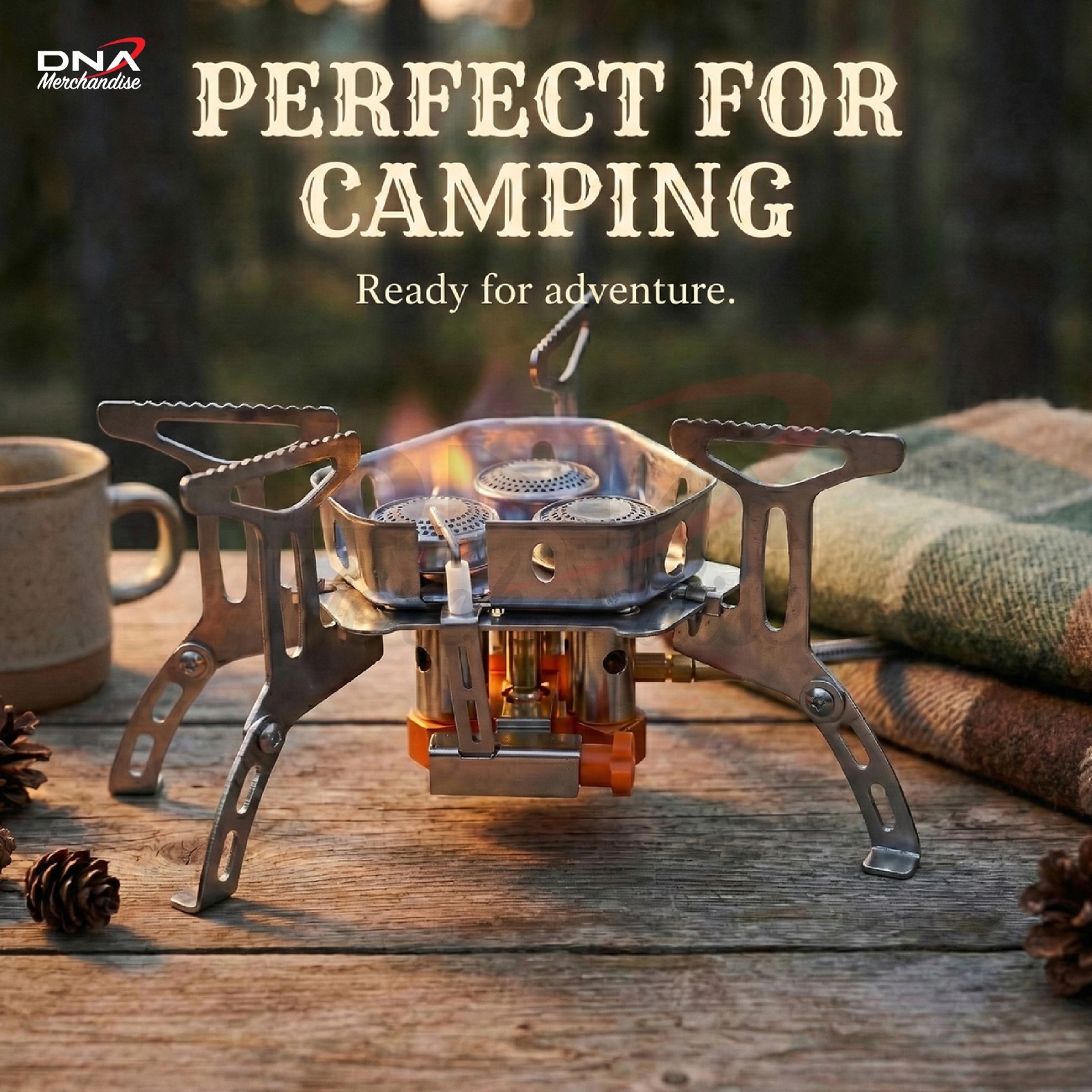 5800W Portable Butane Burner Gas Camping Stove Outdoor