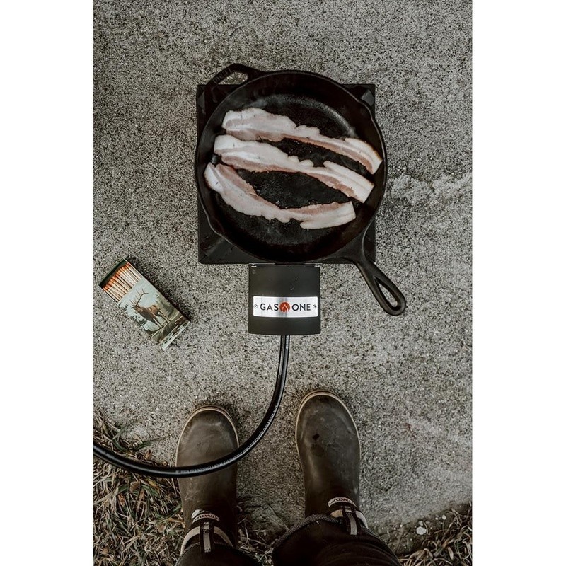 High Output Propane Outdoor Burner Single Stove Heavy Duty Camping Cooking Gas