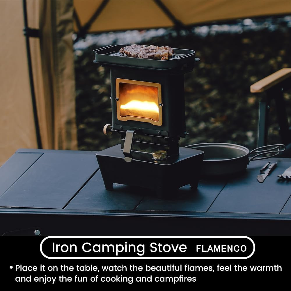 Iron Camping Stove FLAMENCO Paraffin Oil Lamp Stove Utility Kerosene Cooker Stov