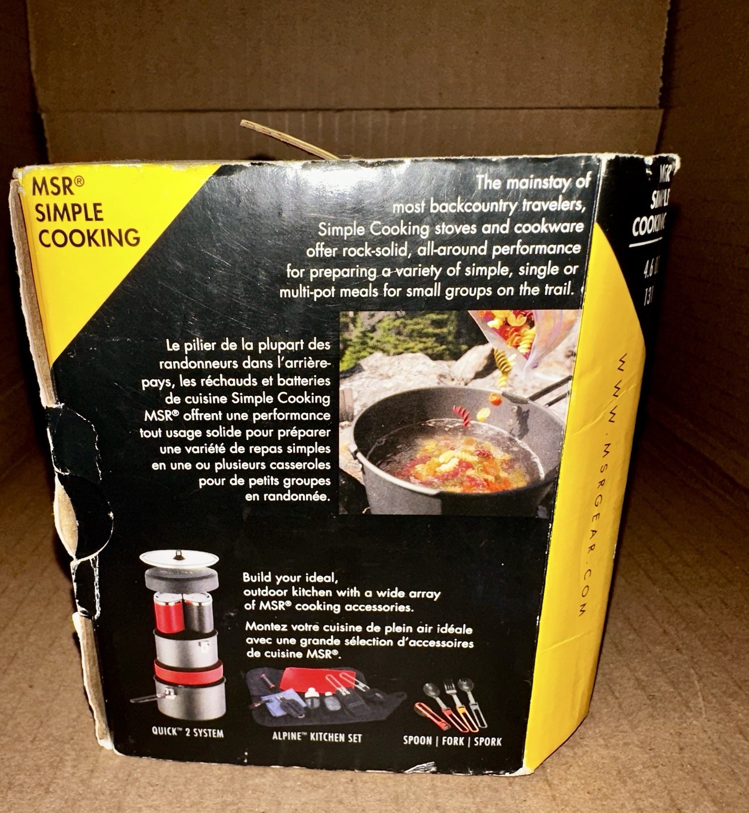 MSR SuperFly Canister Stove 1-Burner 10000 BTU 4.6 oz w/ Case & Manual