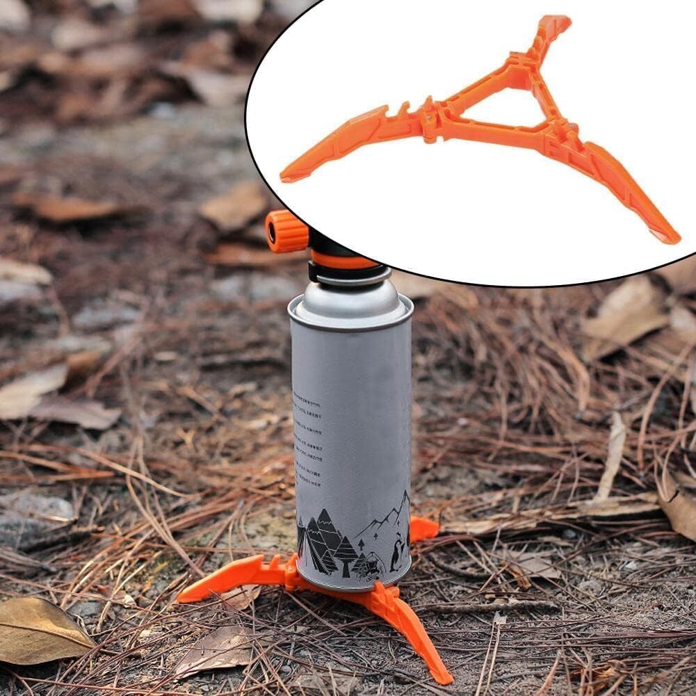 Orange Fuel Can Stabilizer for Camping Stoves,Mini Foldable Outdoor Camping…
