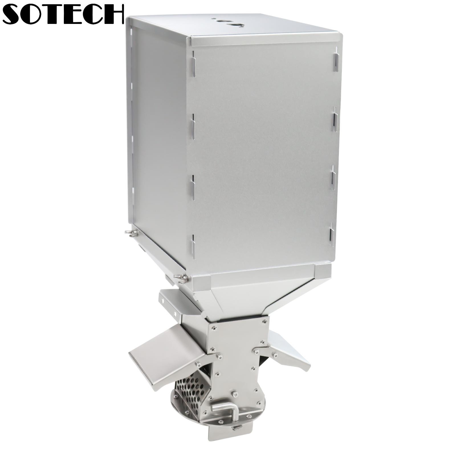 SOTECH Outdoor Pellet Stove Tent Large Silver Camping Stove with Burner & Bin