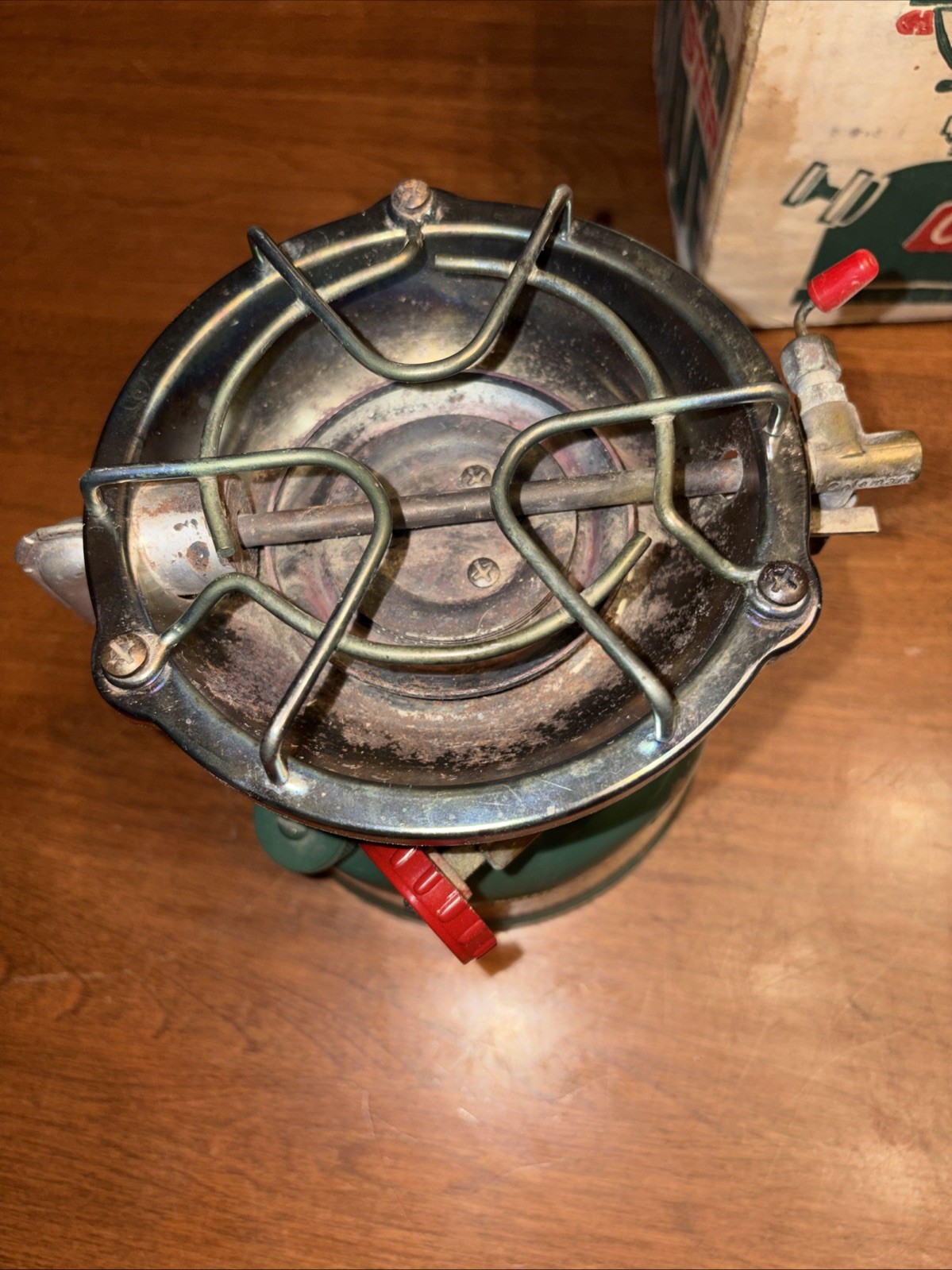 Vintage 1969 Coleman Sportster Single Burner Camp Stove 502-700 Box And Papers