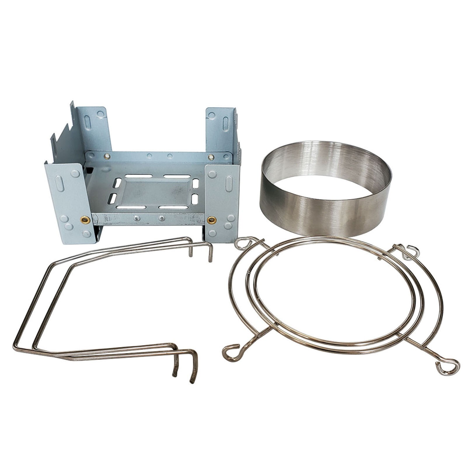 Camping Alcohol Pocket Stove Foldable Extension Bracket Wind Rings Set