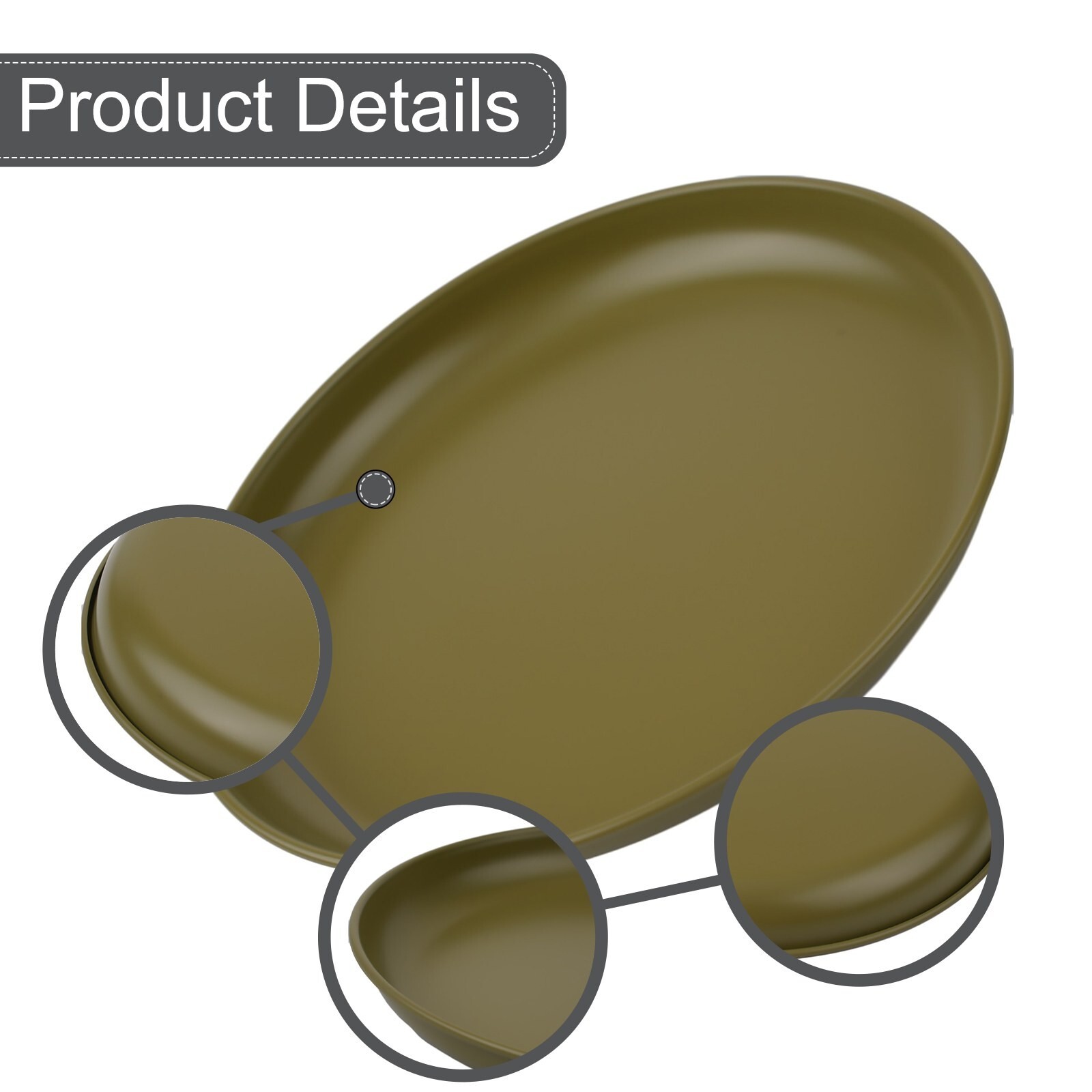 NonStick Stainless Steel Camping Pan for Outdoor Cookware and Picnic Dish