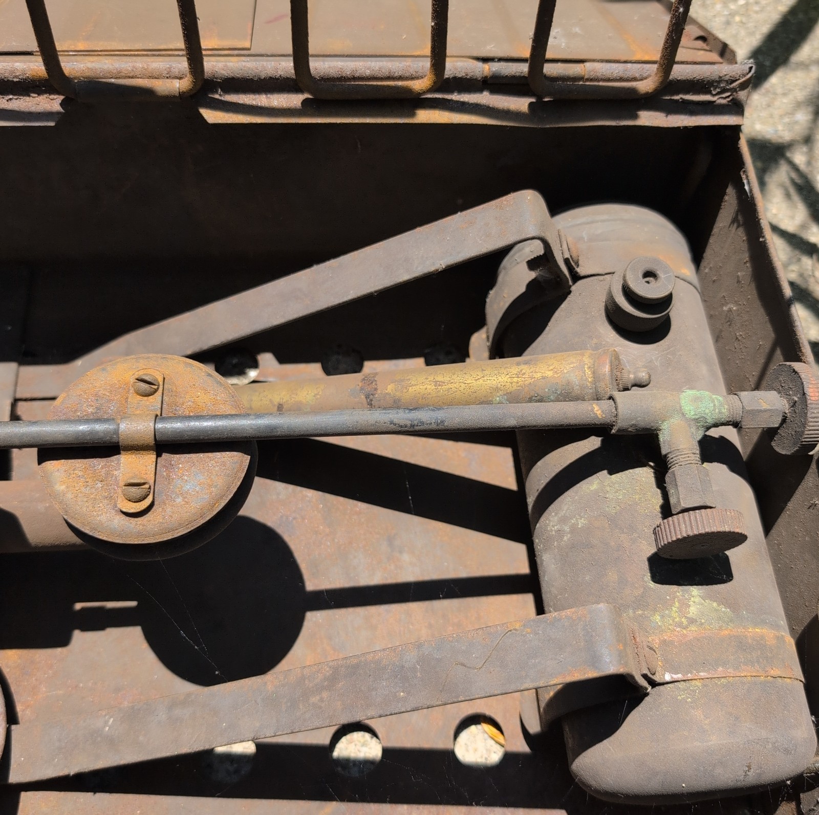 Prentiss Wabers Auto Cook Kit Model 8 B Cook Camp Stove 1920`S Brass Tank