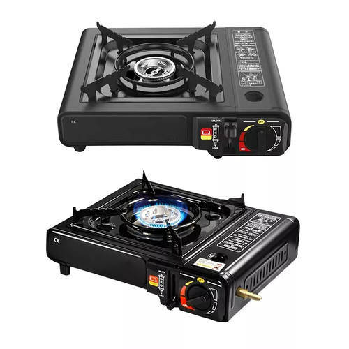NEW High-Power 3500W Butane Camping Stove with Brass Windproof Cooking Burners