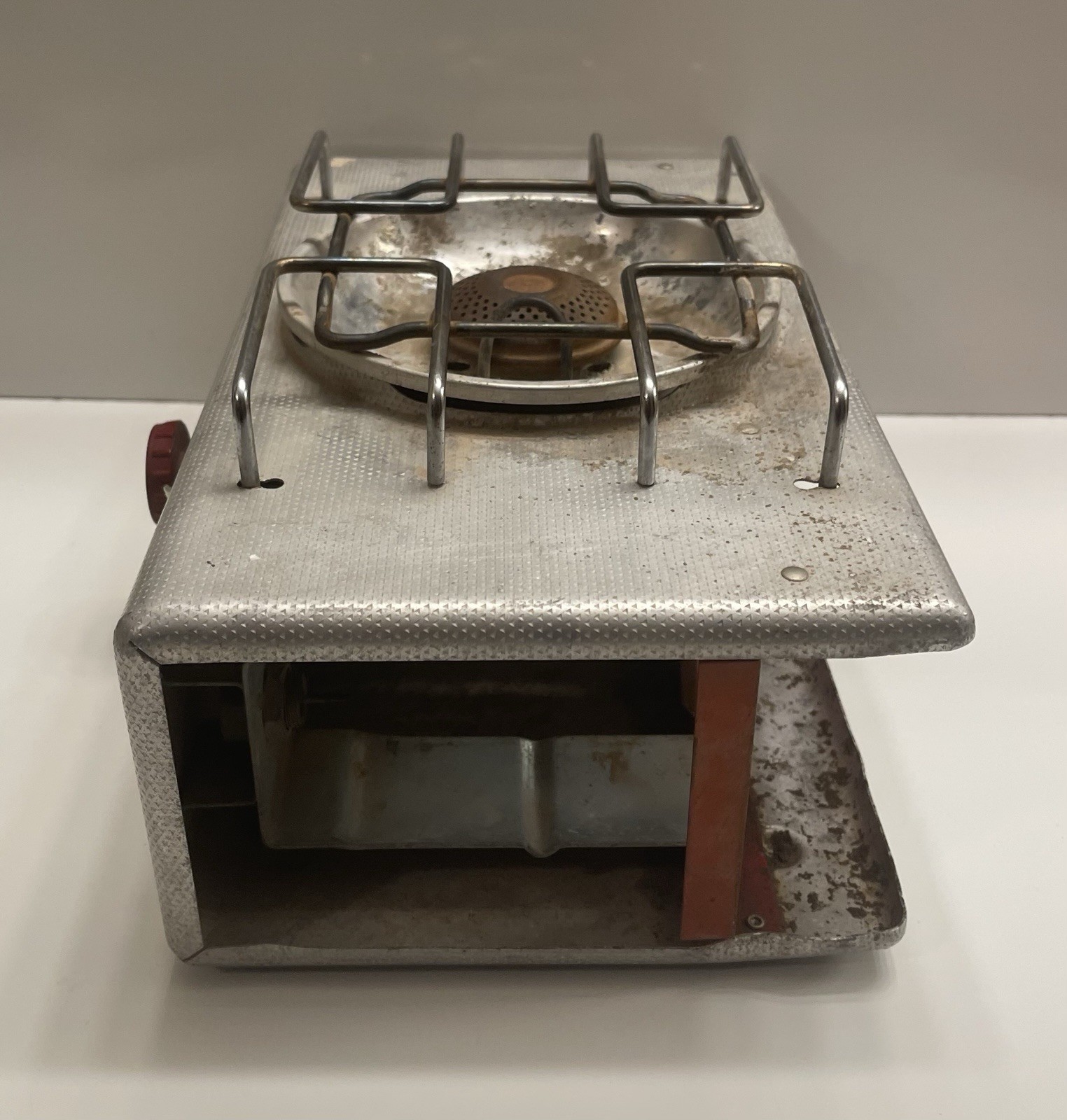 Vintage Çoleman Picnic Camp Stove LP Gas Single Burner #5404 – Aluminum