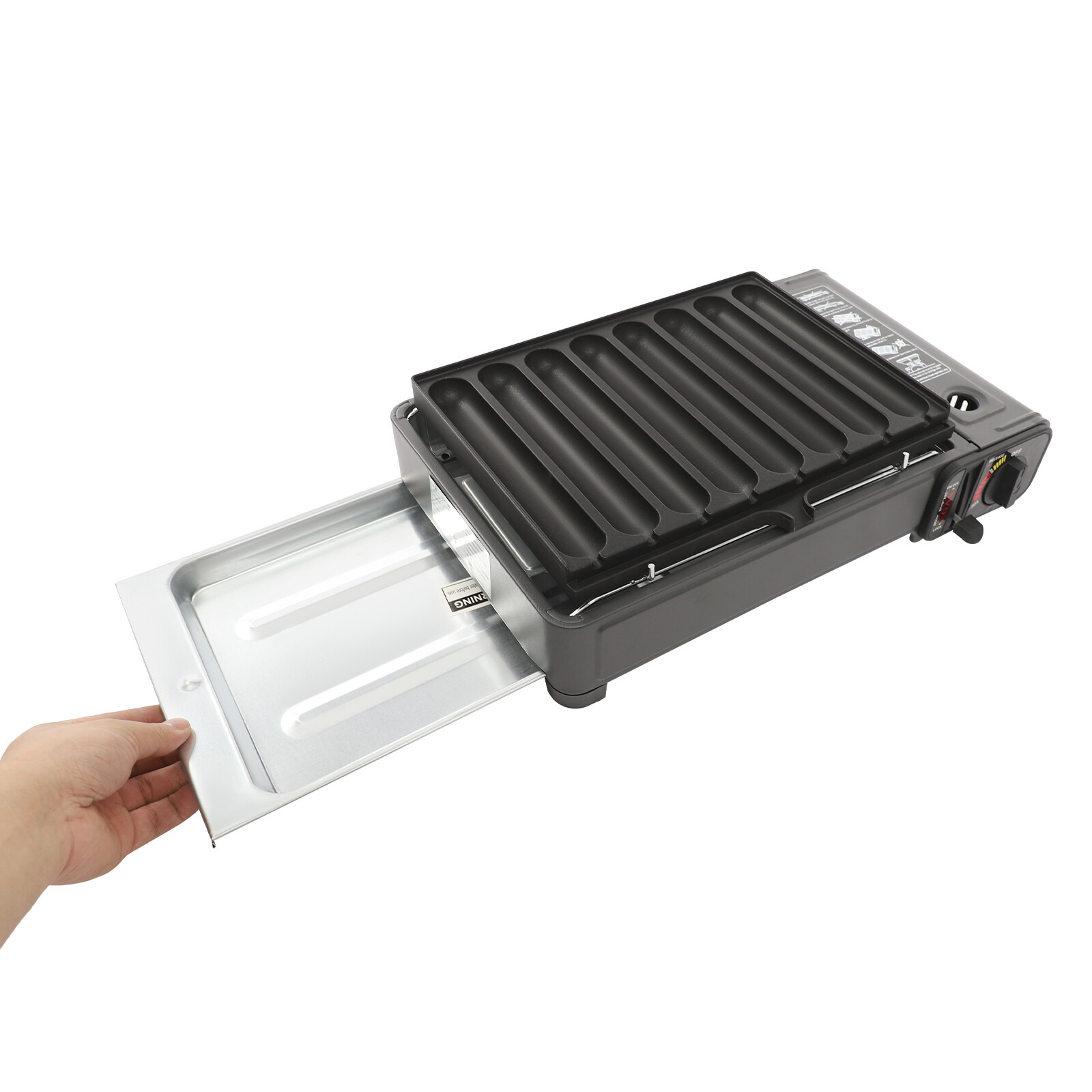 Butane Stove Butane Canister Portable Camping Gas Stove Gas Grill Stove Black