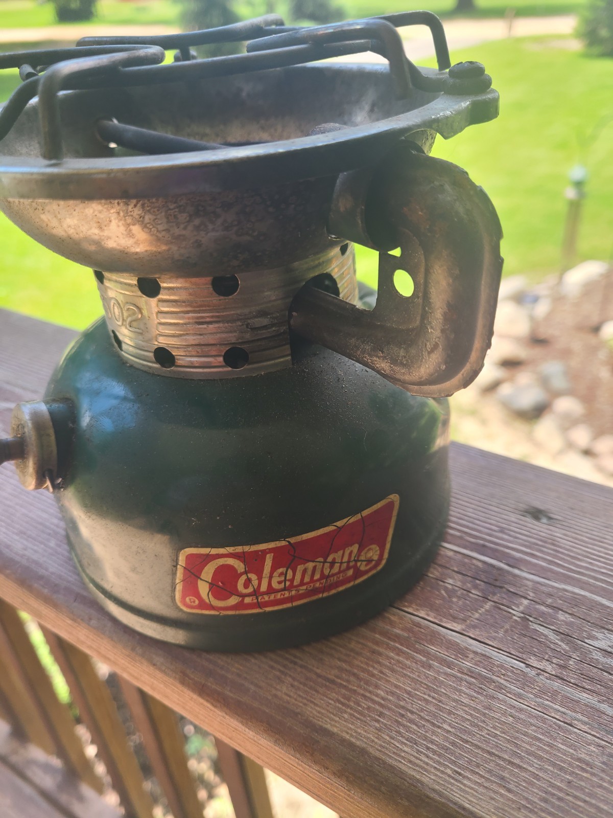 COLEMAN 502 SINGLE BURNER CAMP STOVE-JUNE 1966- Works Great.