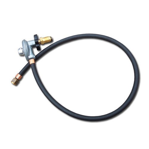 PRESSURE REGULATOR & HOSE FOR LP PROPANE GAS CAMP STOVE