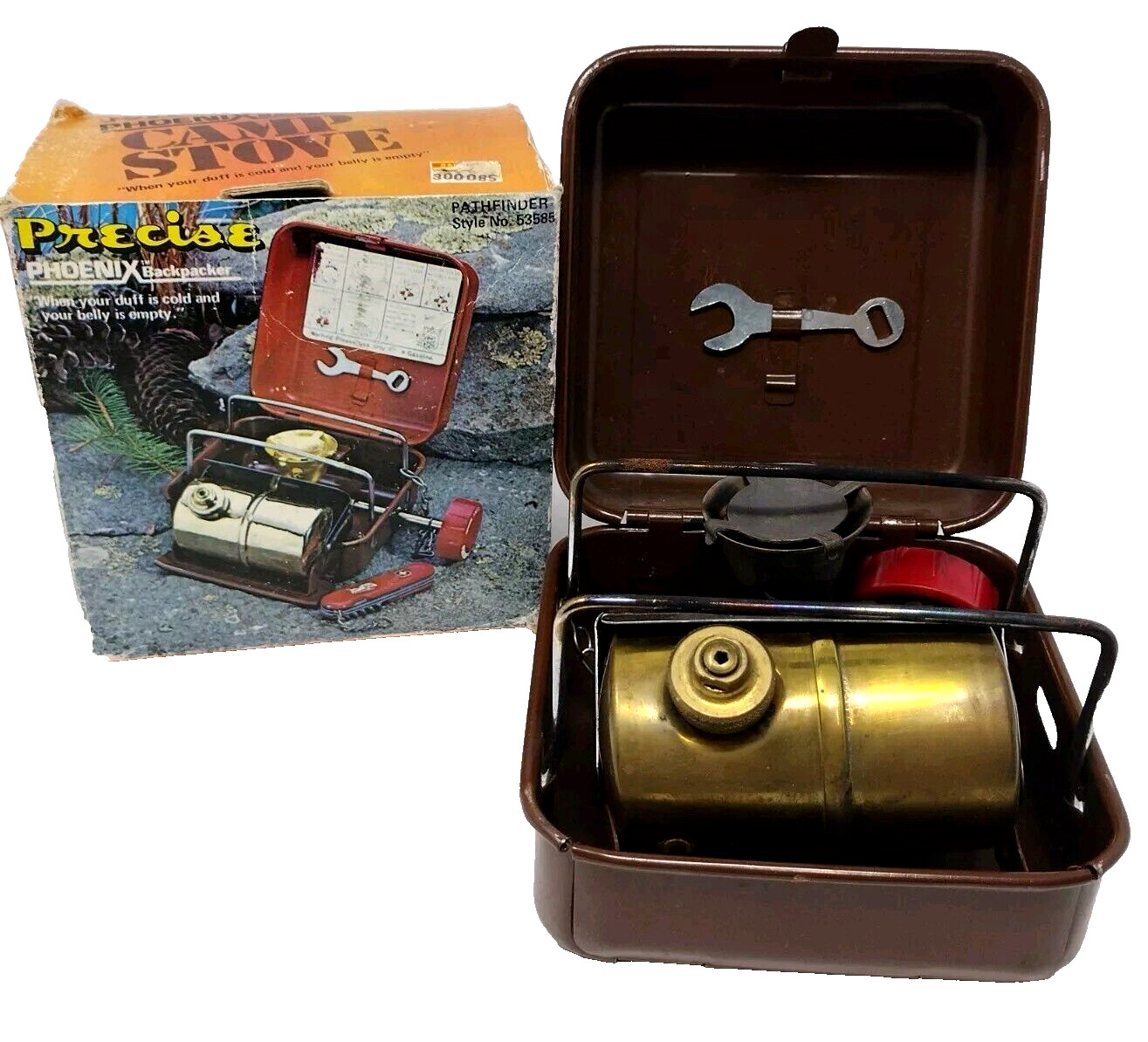 VTG Precise Phoenix Backpacker Camp Stove Gas Mini Portable Camping IN BOX 53585