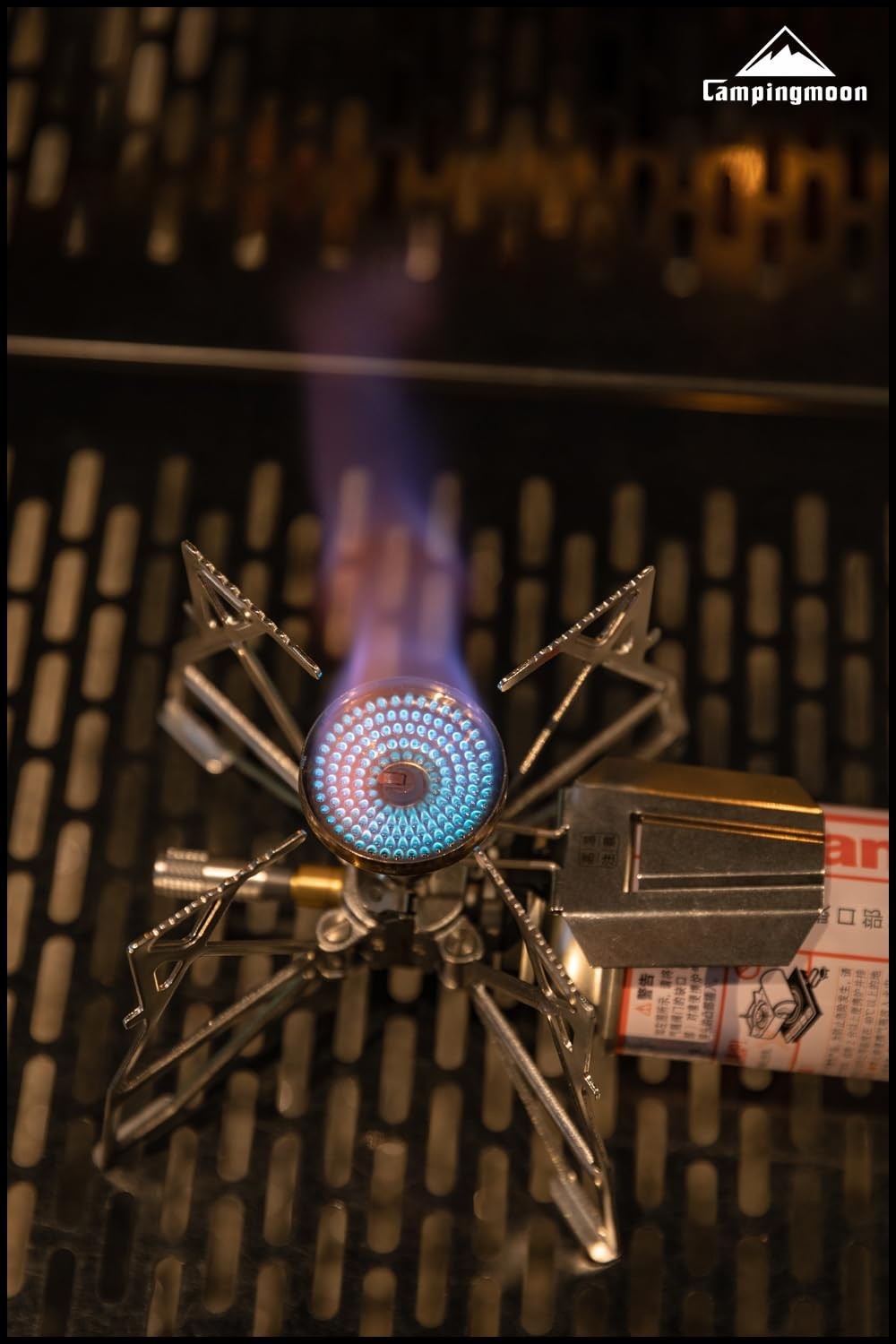 Silver Butane Portable Camping Stove Single Burner Regulator Bag XD3