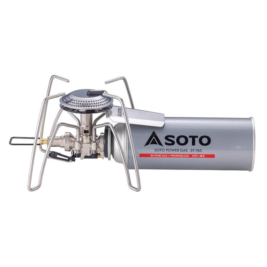 SOTO ST-340 Single Burner Gas Stove Regulator Camping Silver Made in Japan Camp