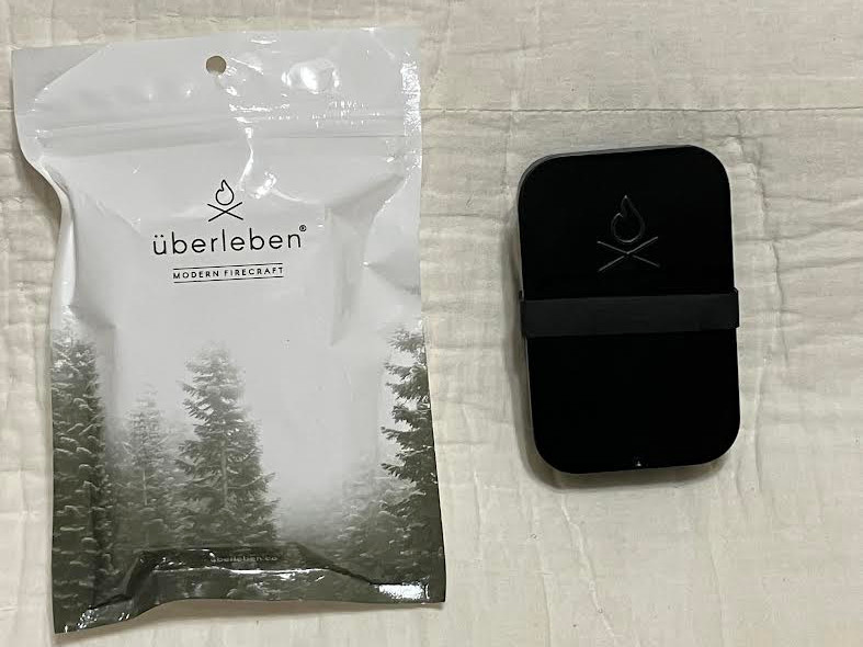 überleben Stöker Wood Burning Camp Stove-Smokey Blue+ Fire Starter Kit-New