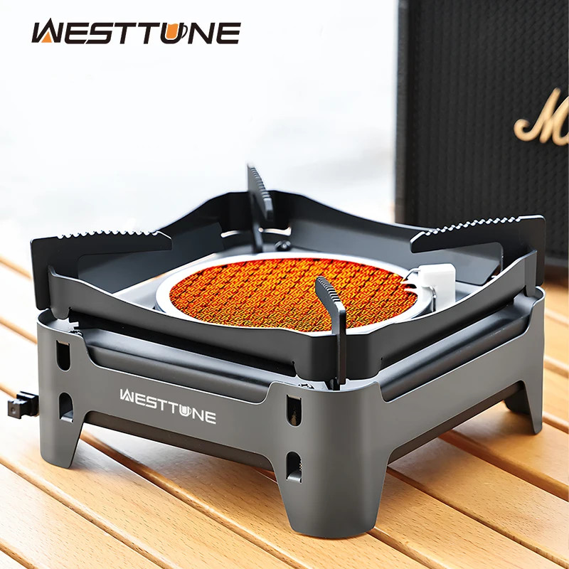 WESTTUNE Outdoor Infrared Combustion Stove Portable Cooking Burner 3600W Gas Sto
