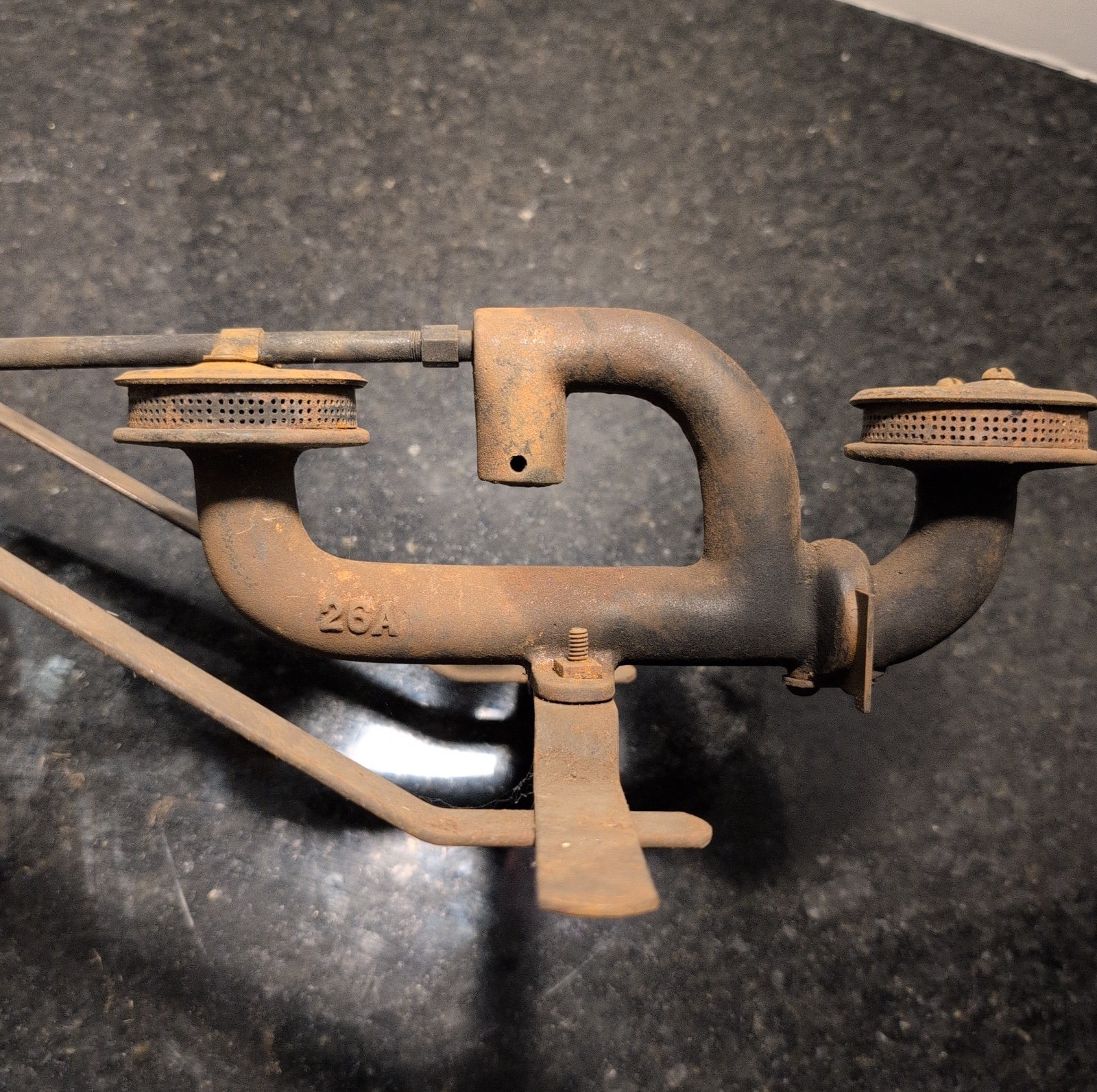 Prentiss Wabers Auto Cook Kit Model 8 B Cook Camp Stove 1920`S Brass Tank