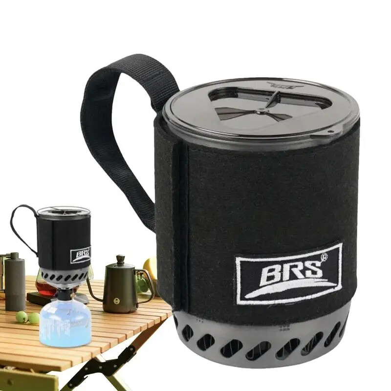 Camping Pot Gas Stove Jet Boil With Heat Exchanger Portable Outdoor Camp Burner