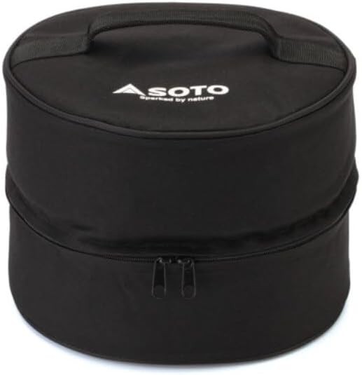 SOTO ST-126CS Ibushi Dokoro Smoke Pot Storage Case Polyester Black Round NEW