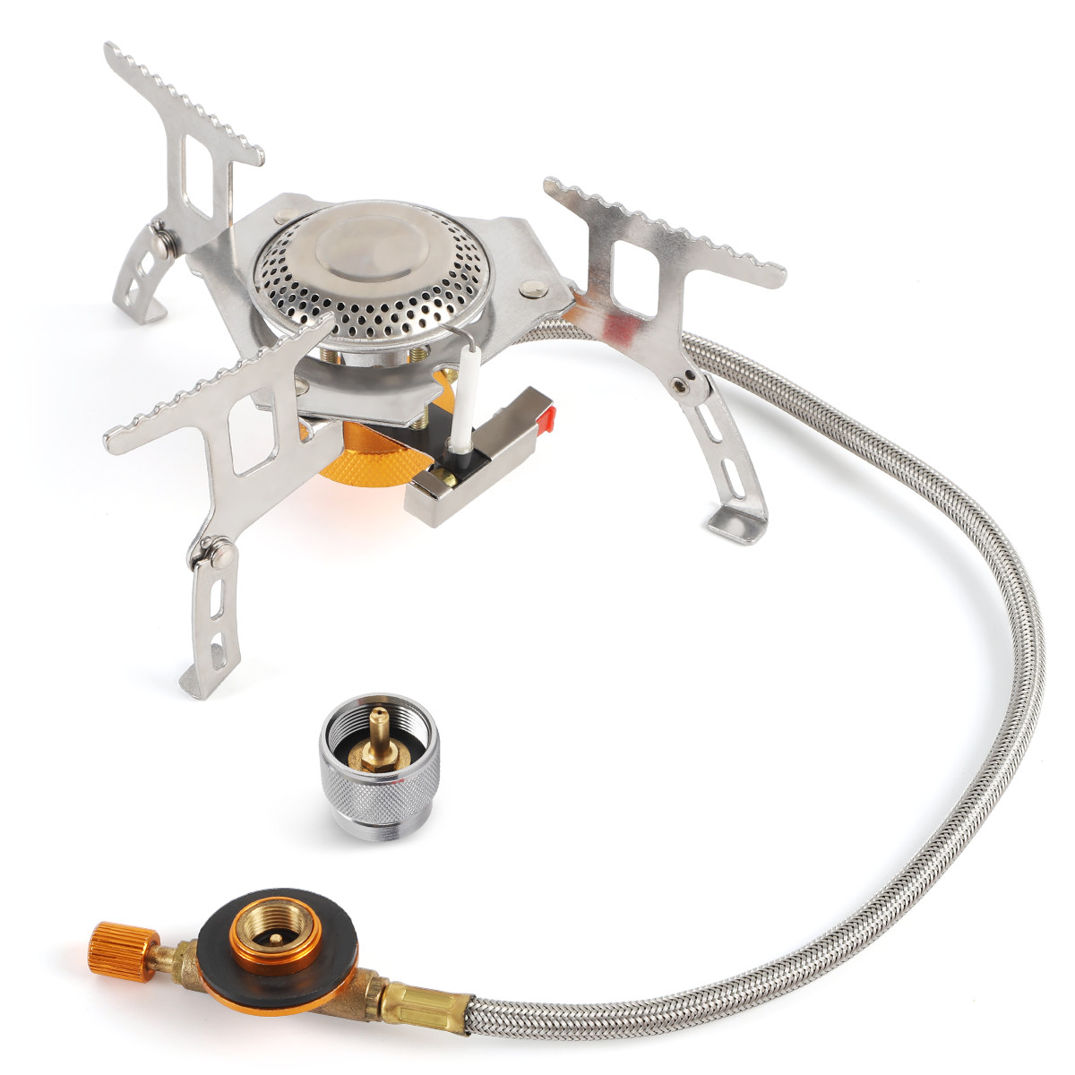 Portable Gas Propane Cooker Single Burner Outdoor Camping Picnic Windproof Stove