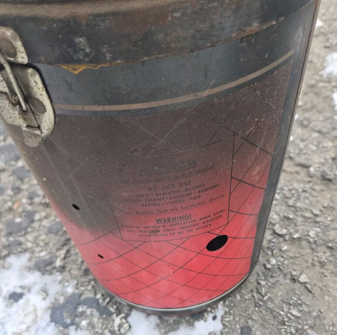 Vintage Seater Heater hunting fishing stove seat by EXCEL Co.