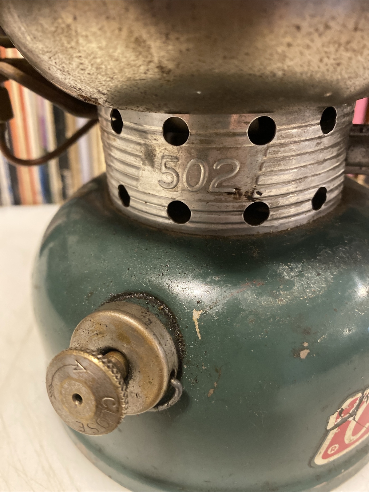 COLEMAN STOVE Model 502 from 1968 SUNSHINE Backpack CAMP Vintage 700 Gas Fuel