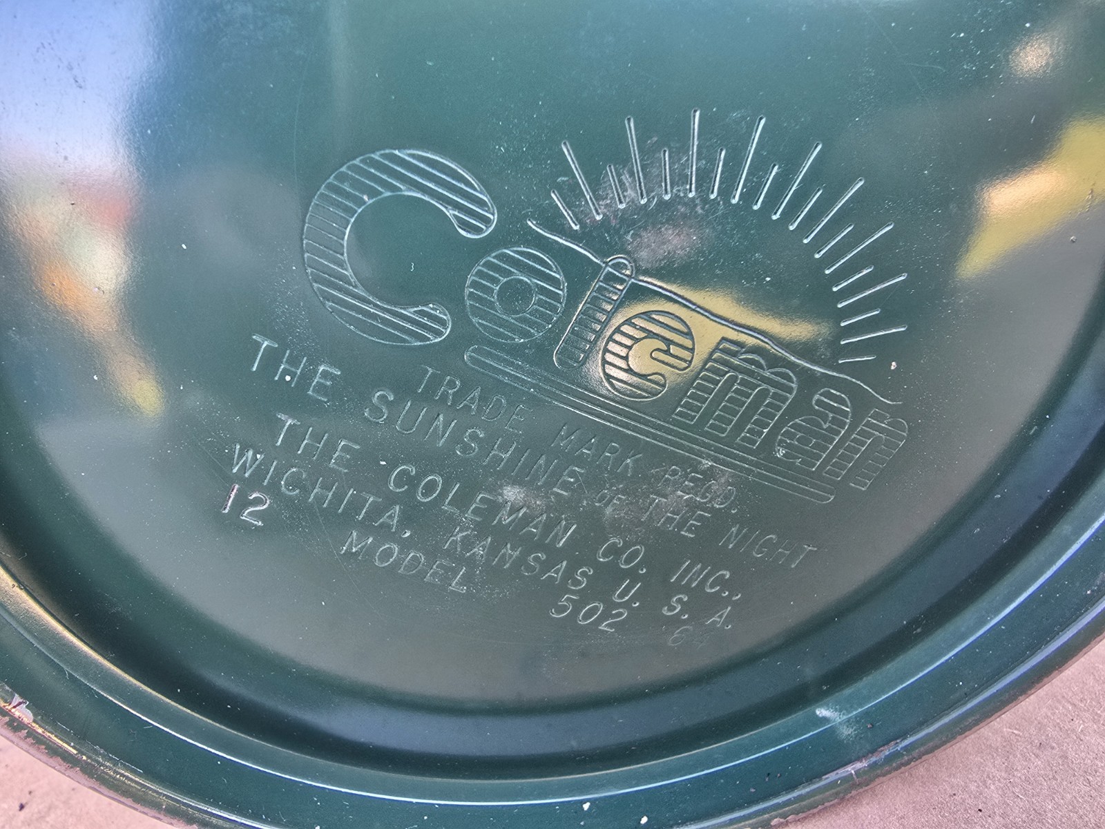 Vintage Coleman 502 Sportster Stove 12-1964 Single Burner Camp Stove Untested