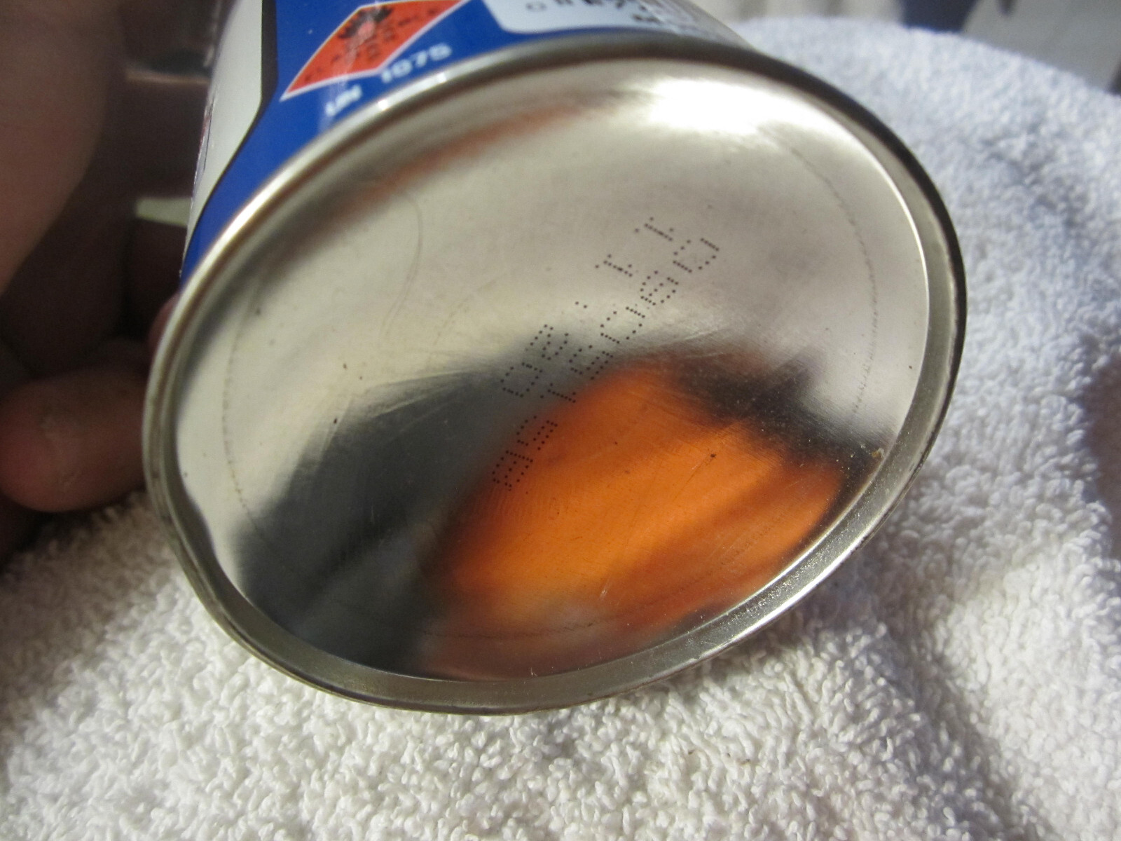 8 oz ad Coleman™ Butane Canister can tin fuel for Portable Appliances Stoves vtg