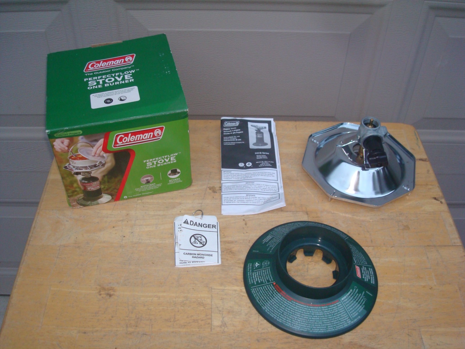 Coleman Perfect Flow Single Propane One Burner Camping Stove 5431B – Exc. Cond