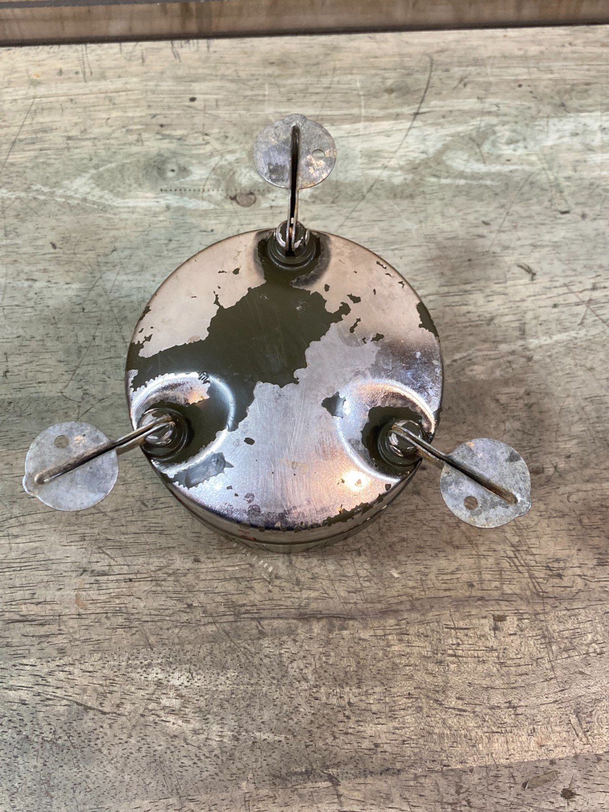M1950 Coleman Stove – Fount Tank – Major paint and Decal loss