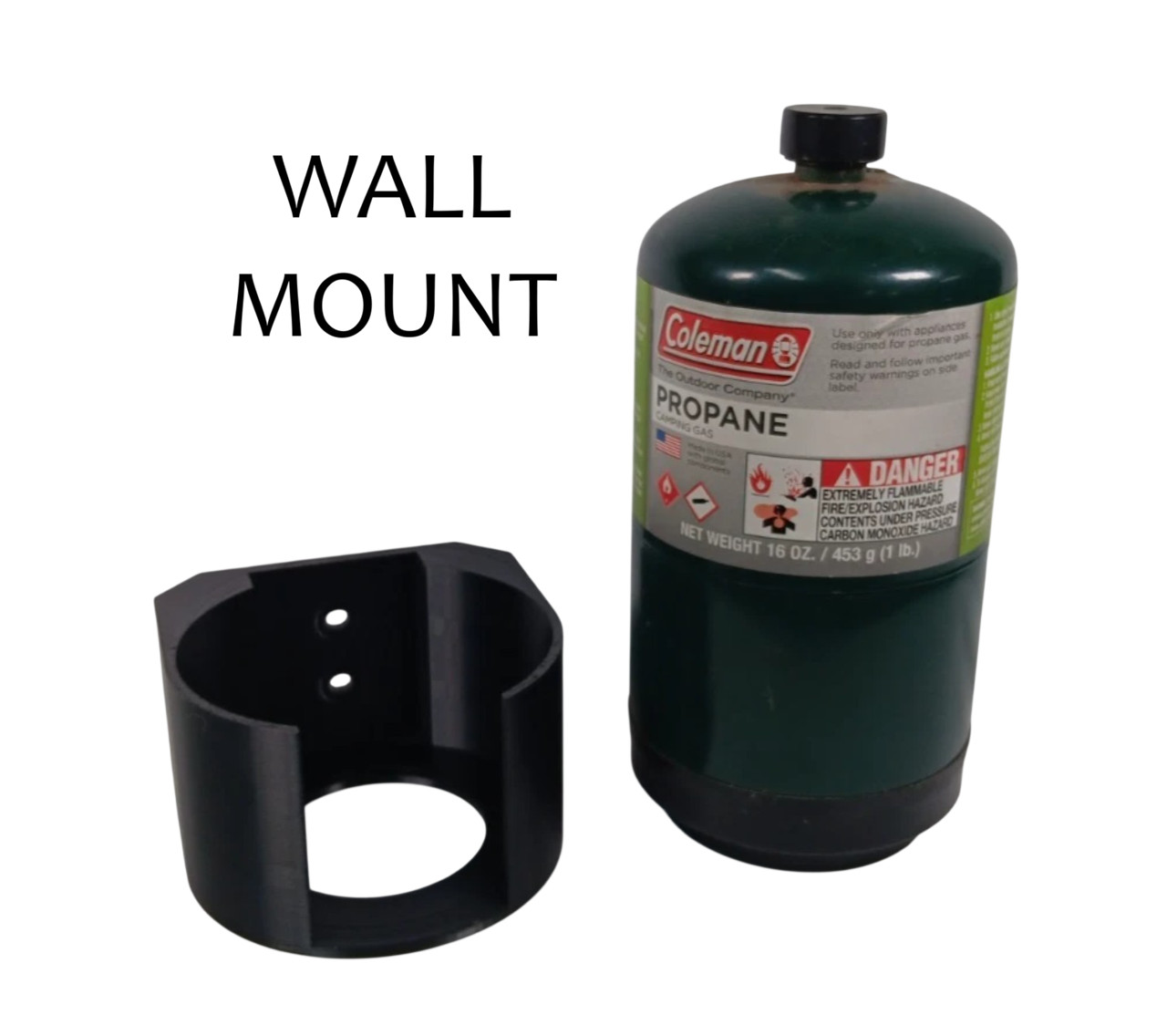 Coleman 1 lb Mini Propane Cylinder Wall-Mount Bracket Holder