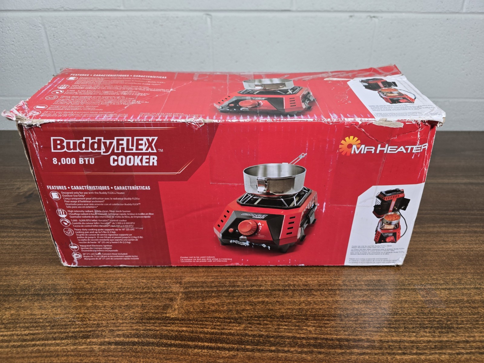 Mr Heater F600500 Buddy FLEX 8,000 BTU Portable Cooker New In Box