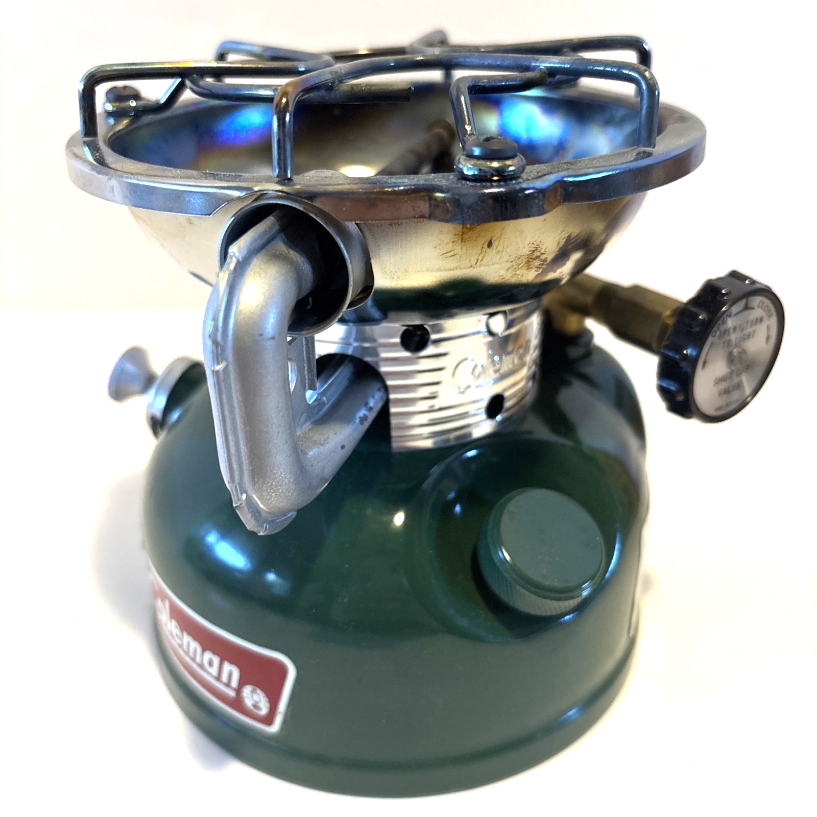 Vintage Coleman 502-700 Sportster Camping Stove w/ Box & Manual Green Made USA