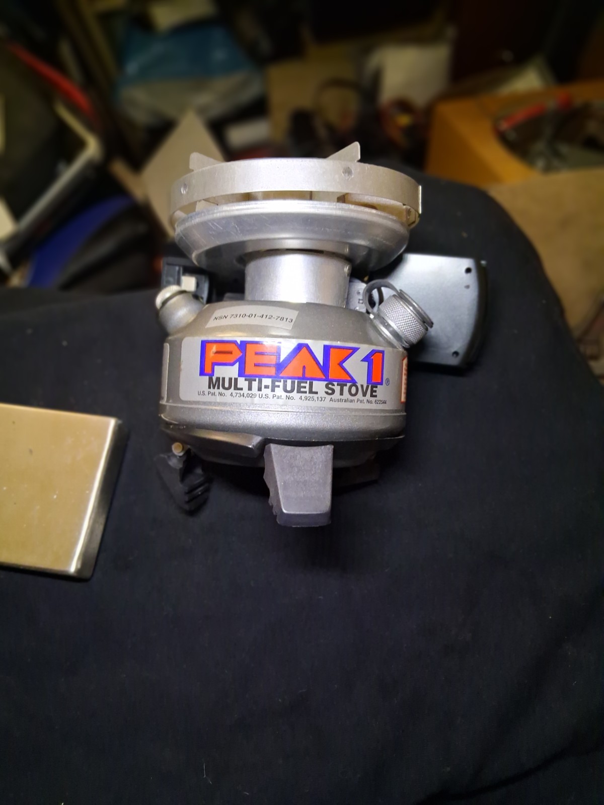 Peak 1 Portable Multi-Fuel Stove 1 Burner 10,000 BTU Silver Matte