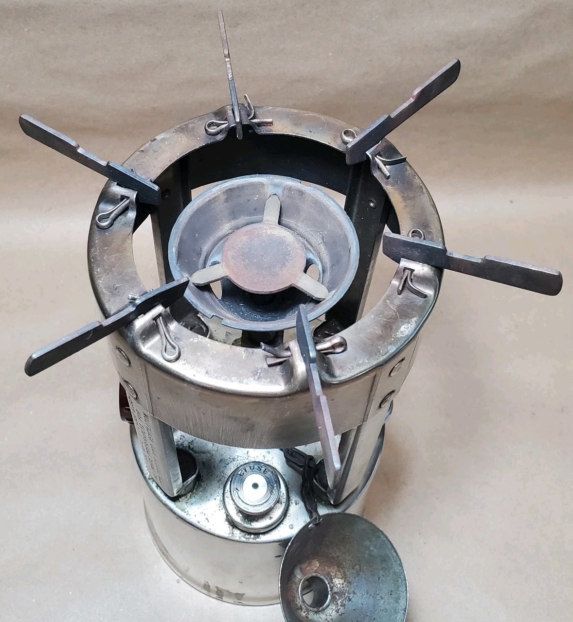 Vintage Coleman No. 530 Pocket Stove A47 Case/Cooking Pots, Untested, No Wrench