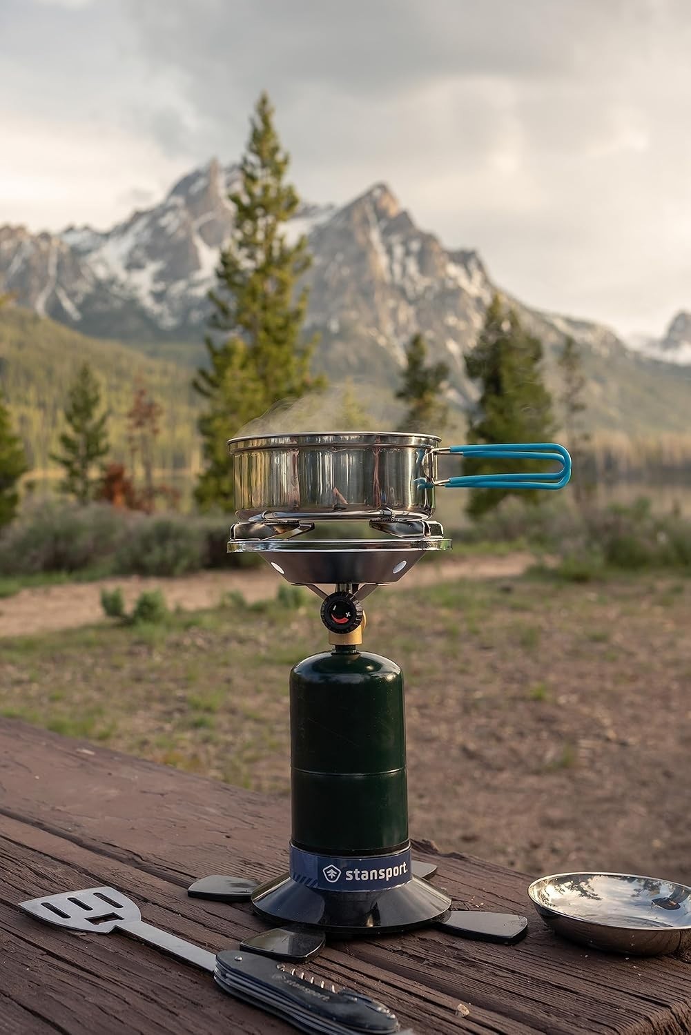 Lightweight Outdoor Camping Propane Stove – 10,000 BTU with DuraBase Sturdiness