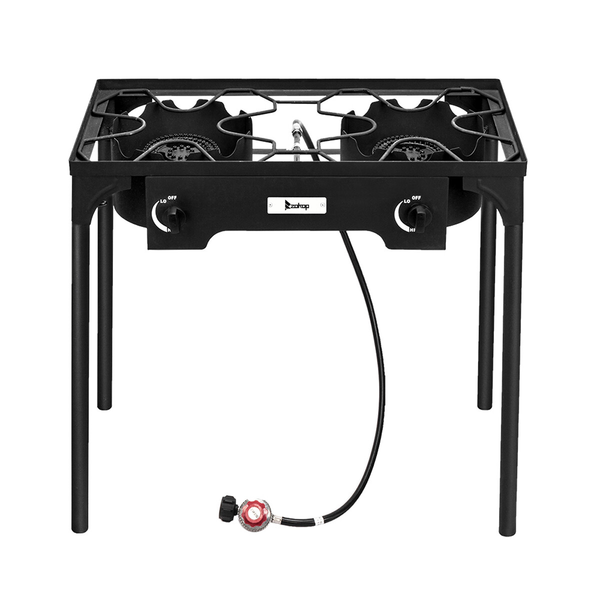 Professional Outdoor 225000 BTU Stove Propane 3 Burner Portable Cooker BBQ Grill