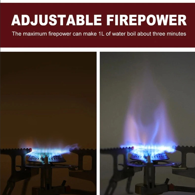 1pcs Portable Folding Camping Gas Stove 3500W Outdoor Picnic Hiking Burner – NEW