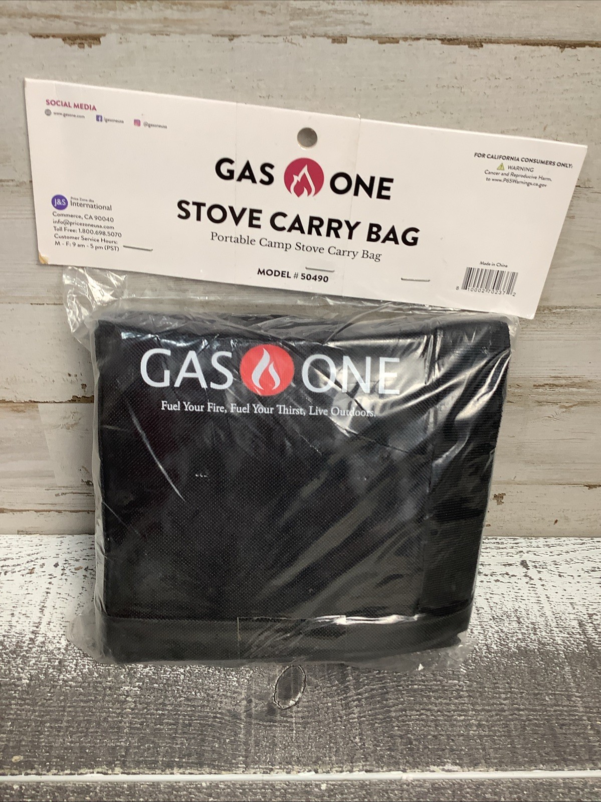 Gas One Stove Carry Bag Model 50490