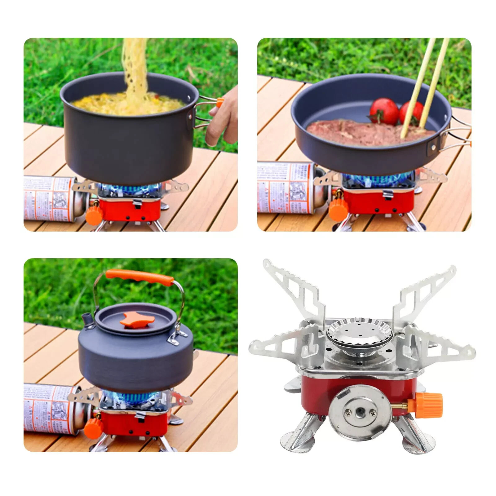 Portable Butane Stove Outdoor Camping Butane Hiking Picnic Burner Cooking