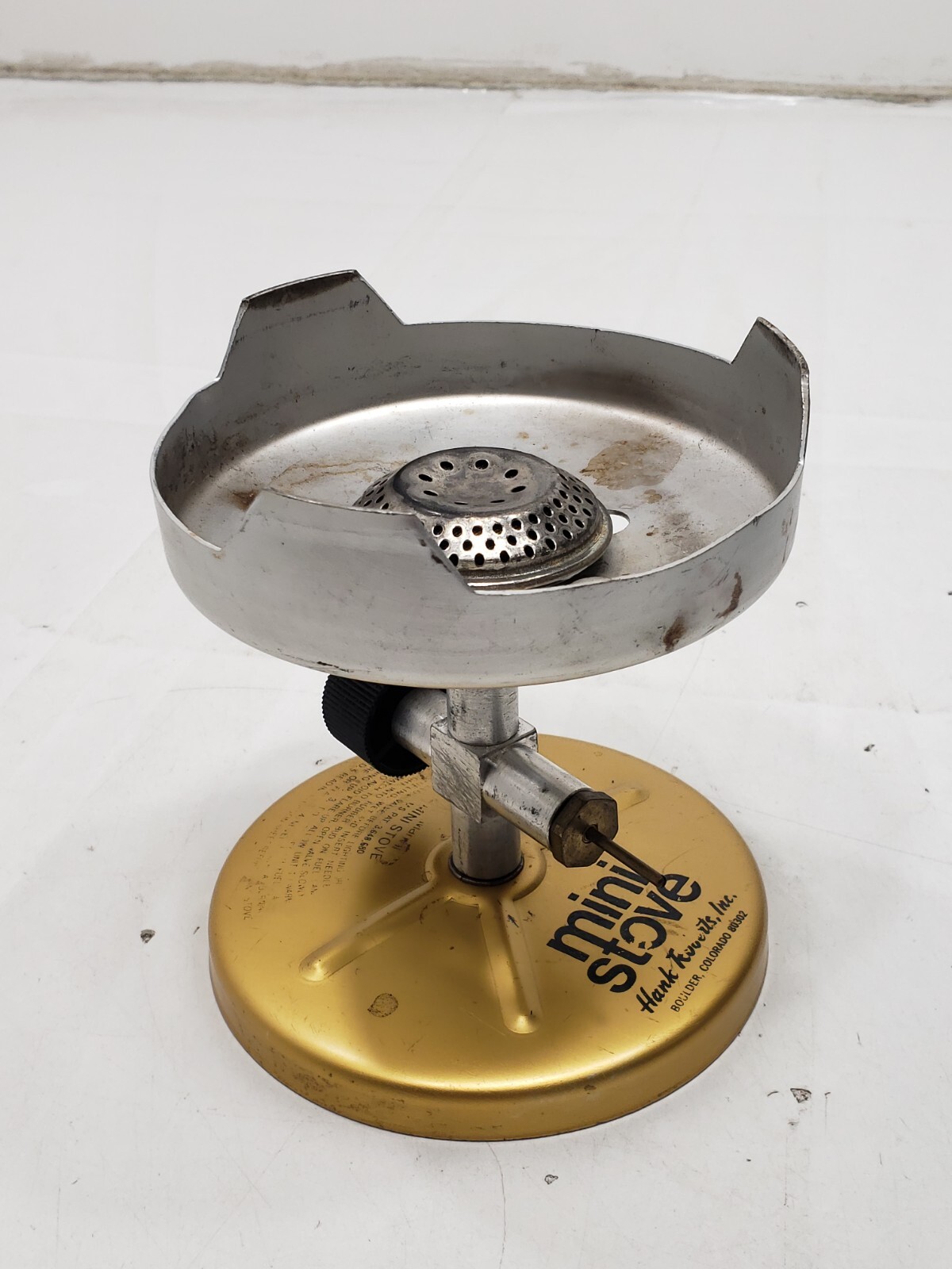 Hank Roberts Inc Mark II Compact Backpacking 1 burner Portable Mini Stove