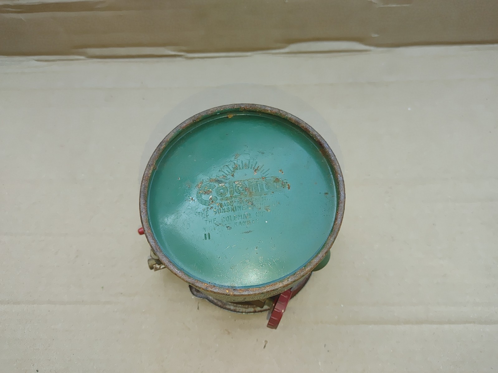 1970 COLEMAN 502 SPORTSTER SINGLE BURNER CAMPING STOVE