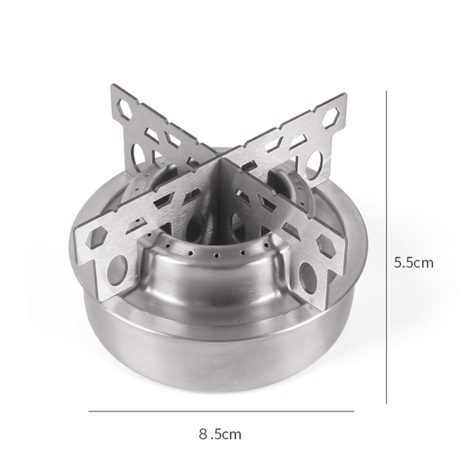 Outdoor Portable Camping Mini Alcohol Stove Cooking Burner With Cross Stand c